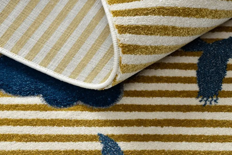 Dywan PETIT SAIL łódka, żaglówka złoty