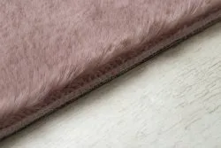 BUNNY szőnyeg rózsaszín NYÚLSZŐR IMITÁCIÓ