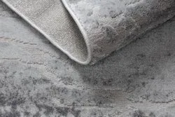 Dywan MEFE nowoczesny  Koło 6182 Beton - Strukturalny, dwa poziomy runa szary