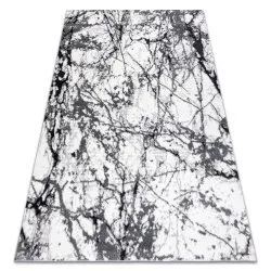 Modern szőnyeg COZY 8871 Marble Márványhatás - Strukturális, két szintű felület szürke