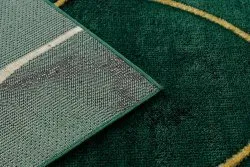 Dywan EMERALD ekskluzywny 1016 glamour, stylowy art deco, marmur butelkowa zieleń / złoty