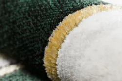 Dywan EMERALD ekskluzywny 1015 glamour, stylowy marmur, geometryczny butelkowa zieleń / złoty