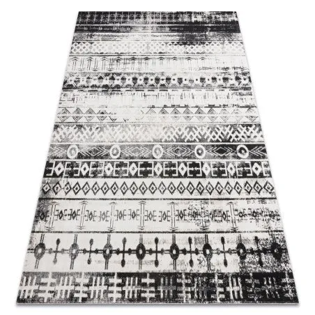 Dywan nowoczesny MUNDO E0592 etniczny outdoor beż / czarny