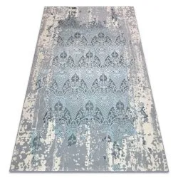 Szőnyeg CORE W3824 Ornament Vintage - Szerkezeti, két szintű sűrűség, világoskék / krém / szürke