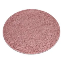 Dywan SOFFI koło shaggy 5cm różowy