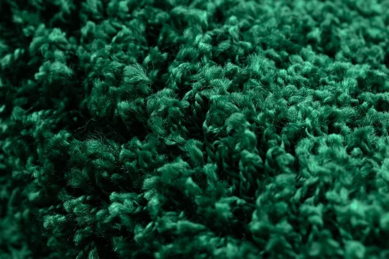 Dywan SOFFI koło shaggy 5cm butelkowa zieleń