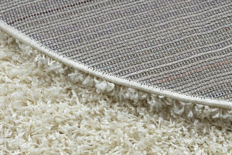 Dywan SOFFI koło shaggy 5cm krem