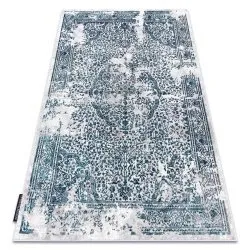 DE LUXE modern szőnyeg 2082 Ornament vintage koptatott - Strukturált krém / szürke