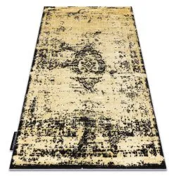 DE LUXE modern szőnyeg 2083 Ornament vintage koptatott - Strukturális arany / szürke
