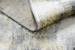 DE LUXE modern szőnyeg 6754 Ornament vintage koptatott - Strukturális krém / arany