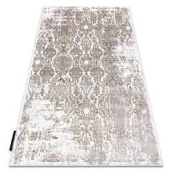 DE LUXE modern szőnyeg 2081 Ornament vintage kopott - Strukturális arany / krém