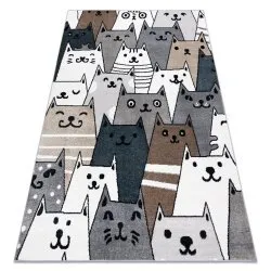 FUN Gatti szőnyeg gyerekeknek, macskák, cicák többszínű