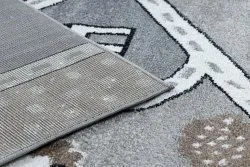 FUN Strade szőnyeg gyerekeknek, utca, város szürke