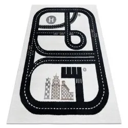 FUN Track szőnyeg gyerekeknek, utca, város krém