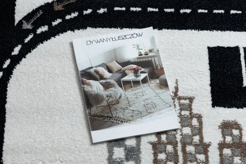 FUN Track szőnyeg gyerekeknek, utca, város krém
