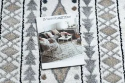 FUN Teepee szőnyeg gyerekeknek, indián minta, keret krém