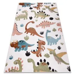 FUN Dino szőnyeg gyerekeknek, dinoszauruszok krém