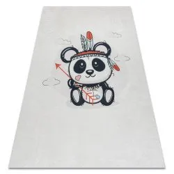 Mosható szőnyeg BAMBINO 1129 Panda gyerekeknek, csúszásmentes - krém