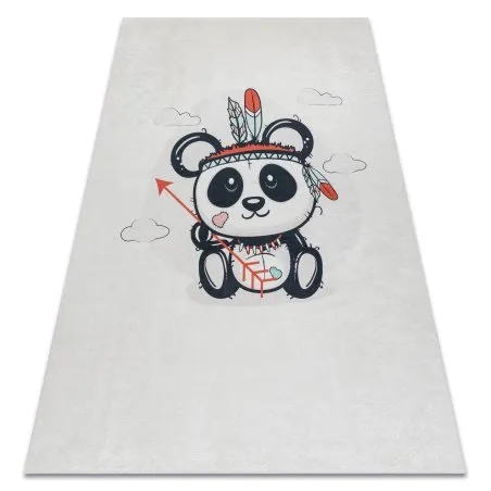 Mosható szőnyeg BAMBINO 1129 Panda gyerekeknek, csúszásmentes - krém