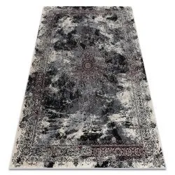 Szőnyeg VINCI 1407 modern Rozetta vintage kopott - Strukturált elefántcsont / piros