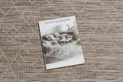 Dywan SZNURKOWY SIZAL płaskotkany PATIO 3077 Boho - naturalny, beż