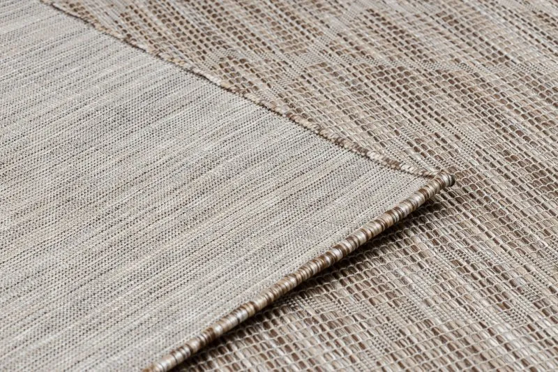 Dywan SZNURKOWY SIZAL płaskotkany PATIO 3077 Boho - naturalny, beż