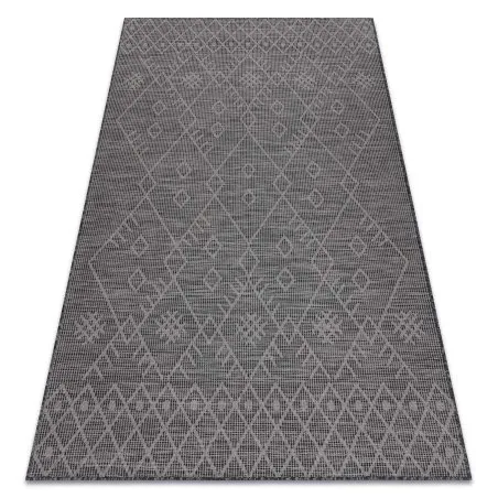 Szőnyeg KÖTÉLSZERŰ SIZÁL sima PATIO 3077 Boho - fekete