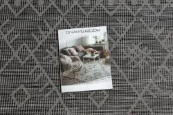 Szőnyeg KÖTÉLSZERŰ SIZÁL sima PATIO 3077 Boho - fekete