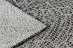 Szőnyeg KÖTÉLSZERŰ SIZÁL sima PATIO 3077 Boho - fekete