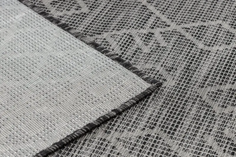 Szőnyeg KÖTÉLSZERŰ SIZÁL sima PATIO 3077 Boho - fekete