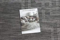 Szőnyeg KÖTÉLSZERŰ SIZÁL sík szövésű PATIO 3071 Görög keret - fekete