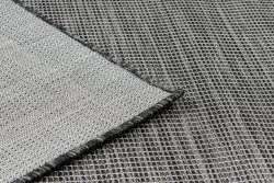 Szőnyeg KÖTÉLSZERŰ SIZÁL sík szövésű PATIO 3071 Görög keret - fekete