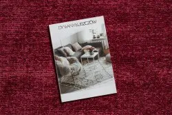 Dywan FLORENCE 24021 Jednolity, glamour, płasko tkany, frędzle - czerwony