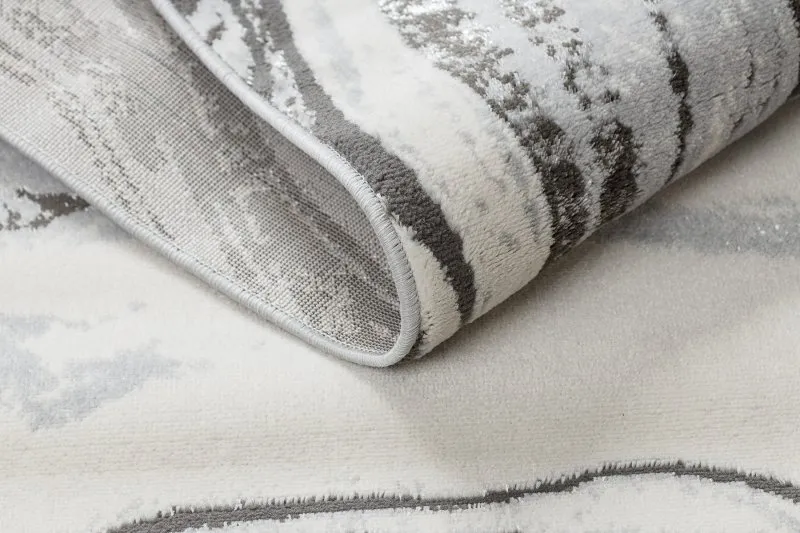 Dywan LIRA E1686 Abstrakcja, strukturalny, nowoczesny, glamour - szary
