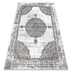 Szőnyeg LIRA E1468 Rozeta, strukturált, modern, glamour - szürke