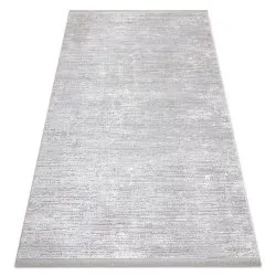 Szőnyeg TULS modern, strukturált, rojtos 51248 szürke