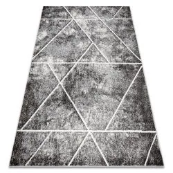 Szőnyeg MATEO 8031/644 Modern, geometrikus, háromszögek - strukturált szürke