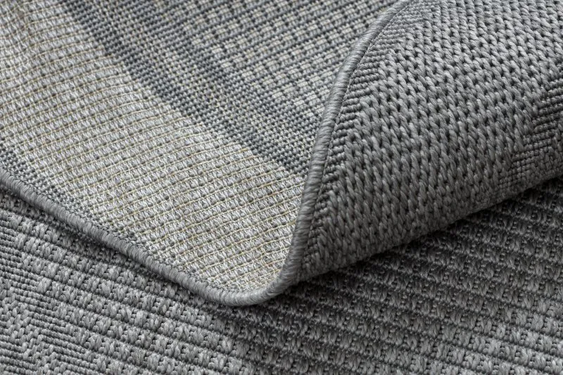 Szőnyeg TIMO 5979 kör KÖTELES SIZAL outdoor keret világos szürke