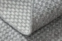 Dywan TIMO 6272 koło SZNURKOWY SIZAL outdoor jasny szary