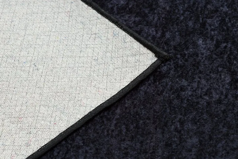 Mosható szőnyeg MIRO 52025.802 Márvány, geometrikus csúszásmentes - fekete