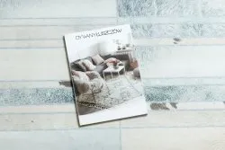 Dywan PATCHWORK 21717 beż - Skóra bydlęca, Deski 