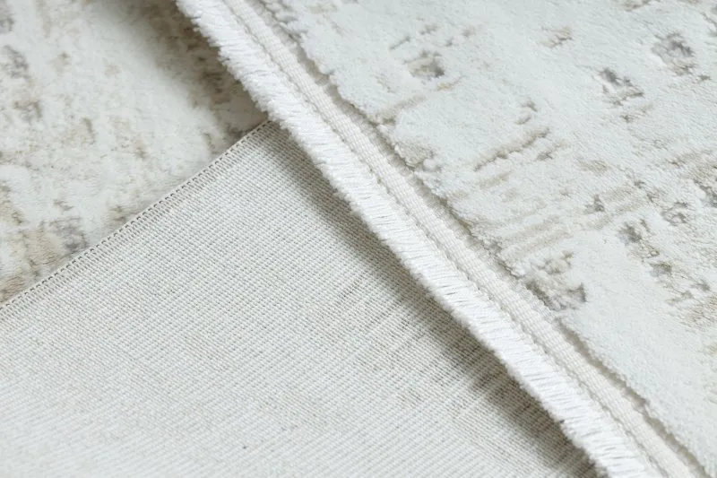 Dywan DUKE 51374 krem - Vintage, strukturalny, bardzo miękki, frędzle