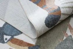 Szőnyeg BONO 8426 Dzsungel, vadállatok krém / sötét arany