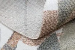 Szőnyeg BONO 8426 kör Dzsungel, vadállatok krém / sötét arany