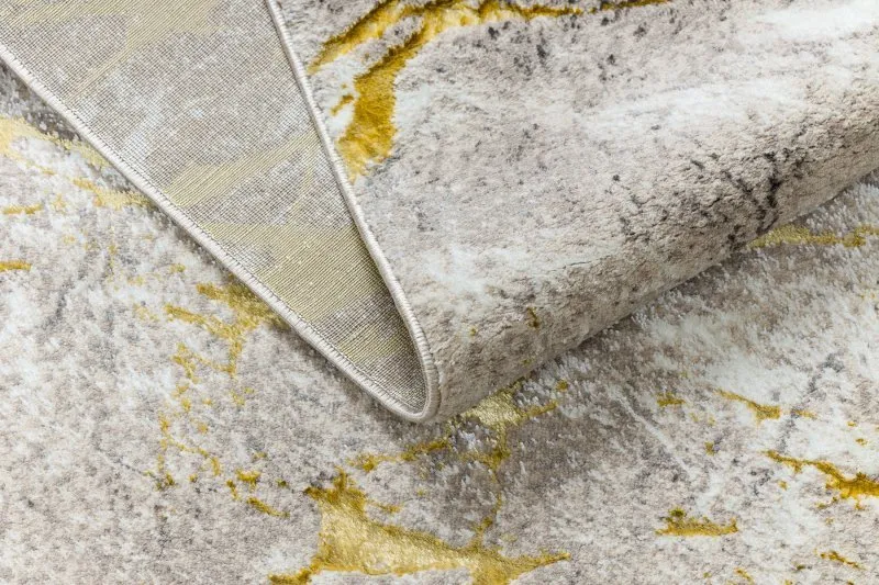 Dywan BLISS Z197AZ147 ciemny beż / złoty - Marmur, nowoczesny, strukturalny 