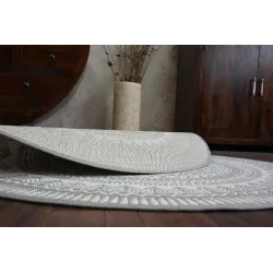 Kerek sisal szőnyeg, ideális gyerekszobákhoz