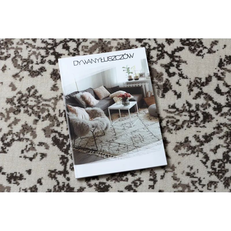 Stílusos bézs vintage szőnyeg, ideális klasszikus belső terekhez