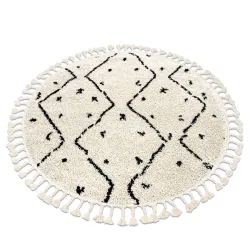 Berber Tetuan B751 Kerek szőnyeg Krém 120cm