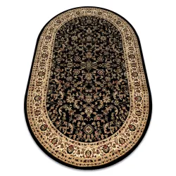 ROYAL ADR Fekete Polipropilén szőnyeg 100x180 cm