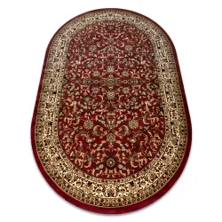 ROYAL ADR ovális szőnyeg burgundi